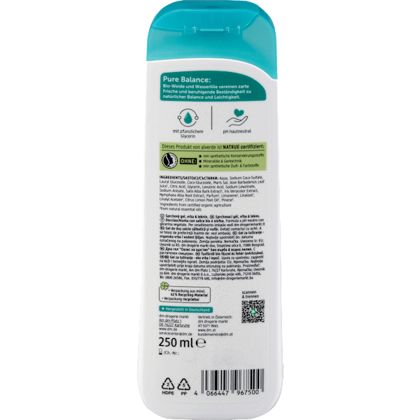 Pflegedusche Glücksoase alverde NATURKOSMETIK