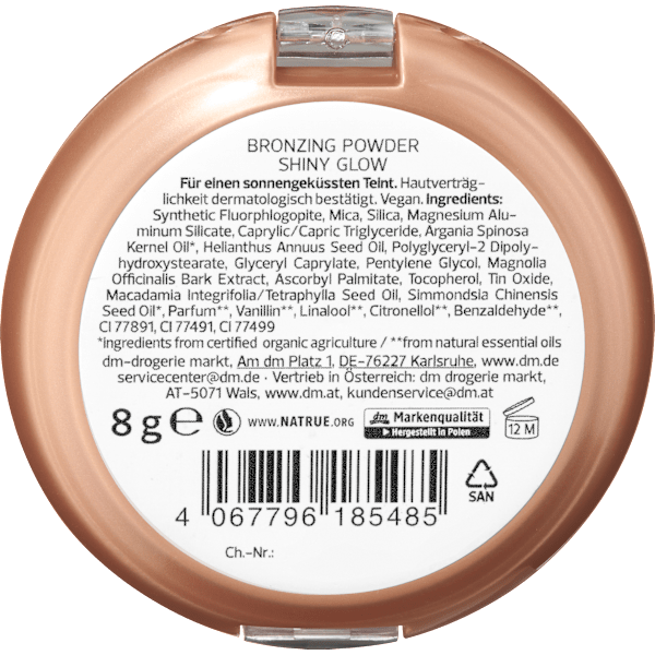 Puder Bronzing Shiny Glow alverde NATURKOSMETIK