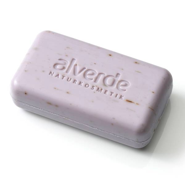 Seifenstück Pflanzenölseife mit Lavendel alverde NATURKOSMETIK