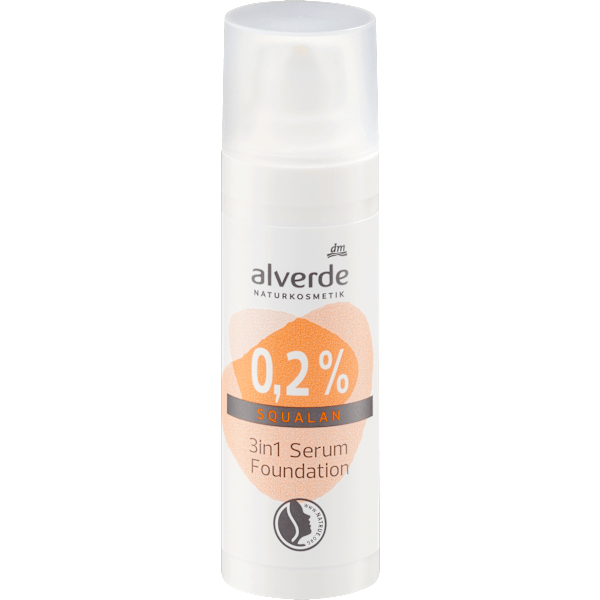 Serum Foundation 3in1 mit 0,2% Squalan alverde NATURKOSMETIK