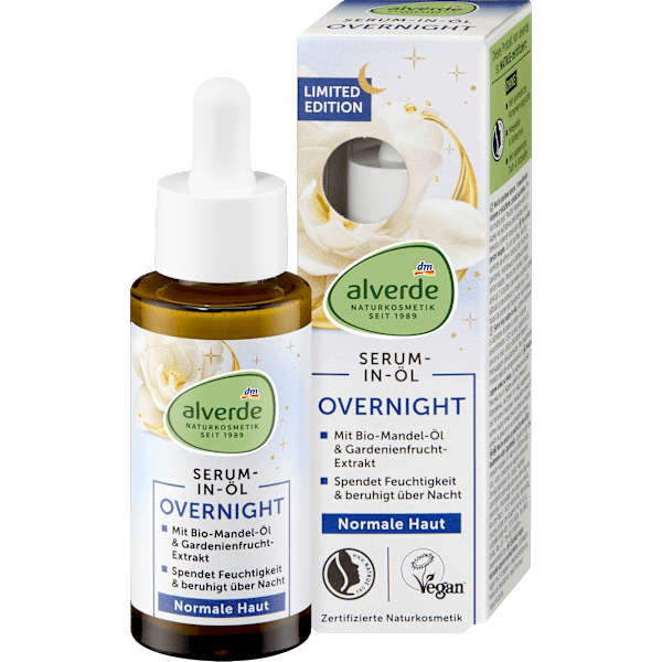 Serum-in-Öl Overnight alverde NATURKOSMETIK