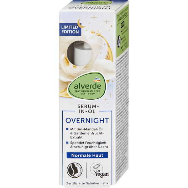 Serum-in-Öl Overnight alverde NATURKOSMETIK