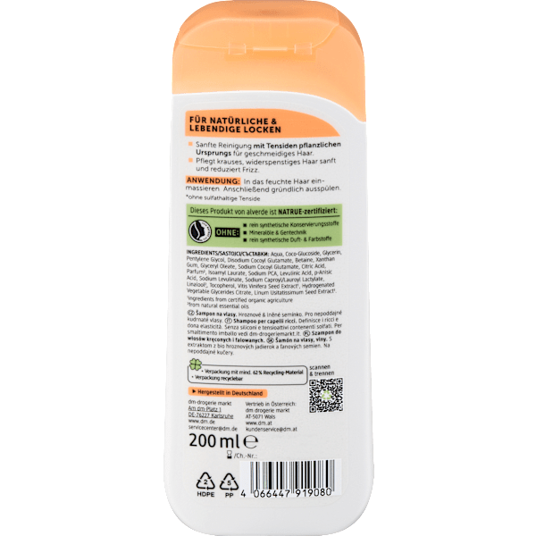Shampoo Locken alverde NATURKOSMETIK