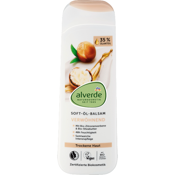 Soft-Öl-Balsam Zitronenverbene,  Sheabutter alverde NATURKOSMETIK