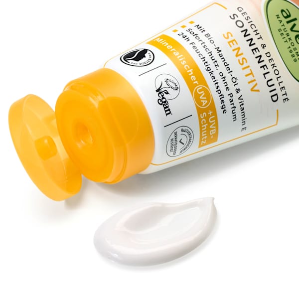 Sonnenfluid Gesicht sensitiv, LSF 30 alverde NATURKOSMETIK