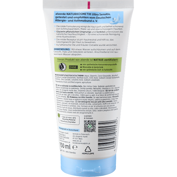 Waschgel Ultra Sensitiv alverde NATURKOSMETIK