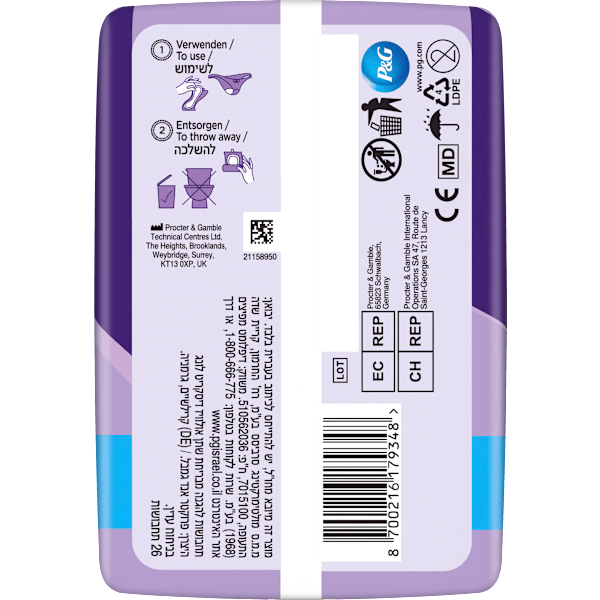 discreet Einlagen Inkontinenz Long, Big Pack always