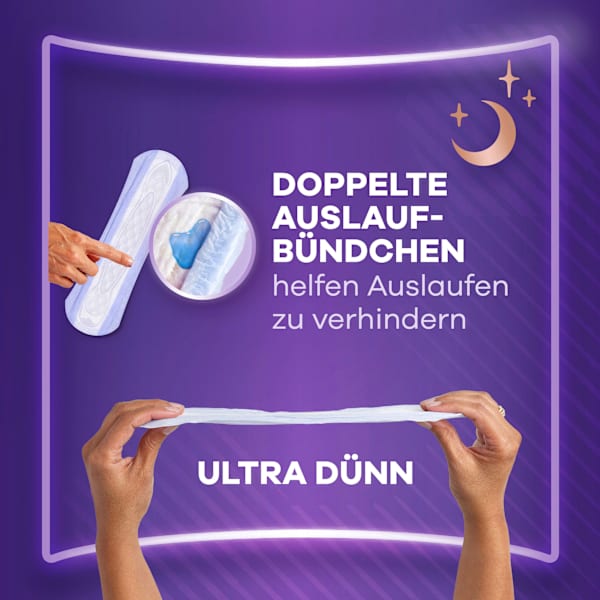 discreet Einlagen Inkontinenz Maxi Nacht Vorteilspack (4x12 St) always