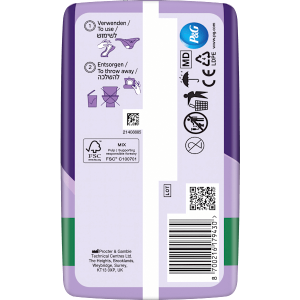 discreet Einlagen Inkontinenz Normal, Big Pack always