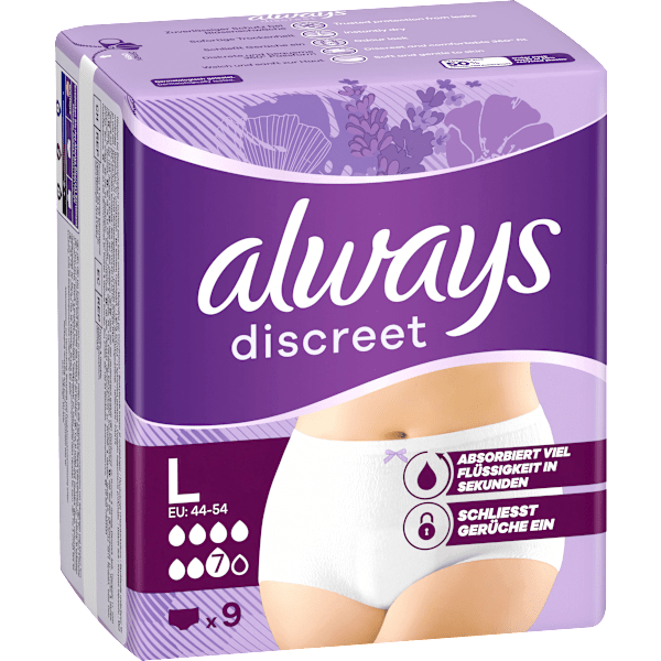 discreet Pants Inkontinenz Plus Gr. L always