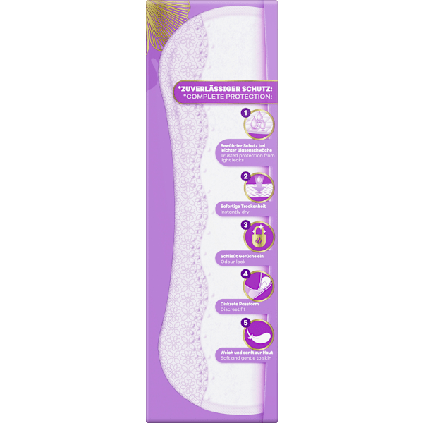 discreet Slipeinlagen Inkontinenz Long Plus always