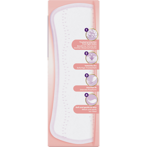 discreet Slipeinlagen Inkontinenz Sensitive Normal always