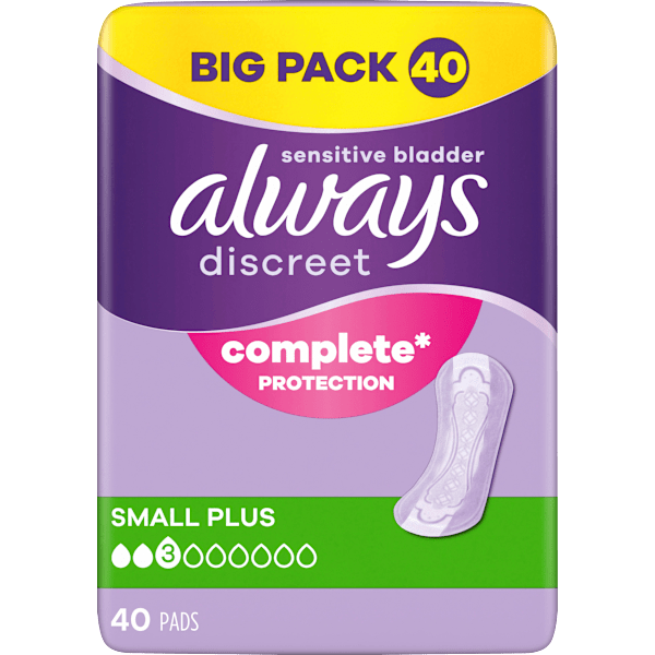 Einlagen Inkontinenz Small Plus, Big Pack always