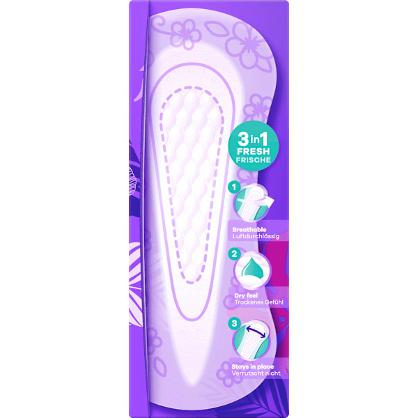 Slipeinlagen Daily Fresh Normal Flexistyle mit Frischeduft, Big Pack always