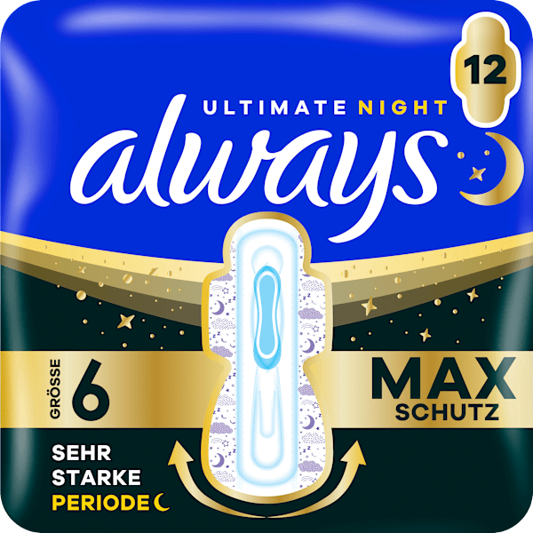 Ultimate-Binden Night Max Protection 6 mit Flügeln always