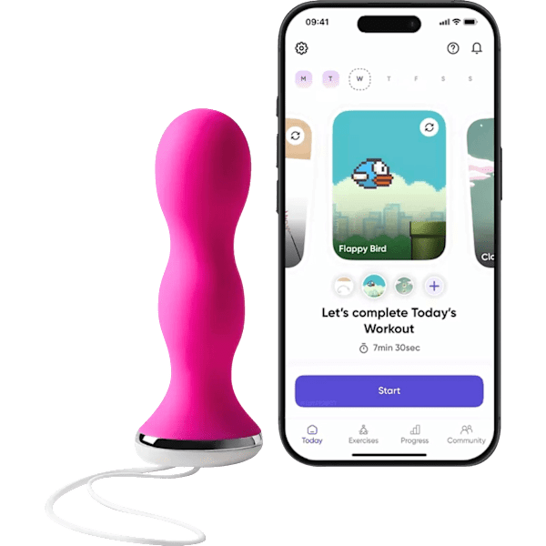 Beckenbodentrainer Perifit Care App-gesteuert, Pink AMORELIE