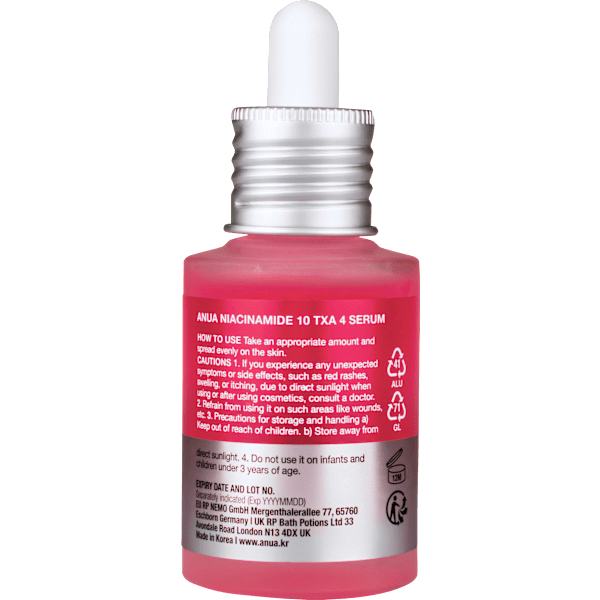 Serum Niacinamide 10% + TXA 4% Anua