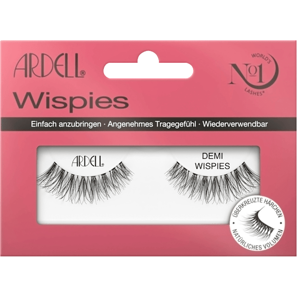 Künstliche Wimpern Demi Wispies Black (1 Paar) ARDELL