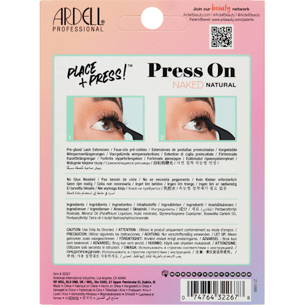 Künstliche Wimpern Set Naked Press On Natural ARDELL