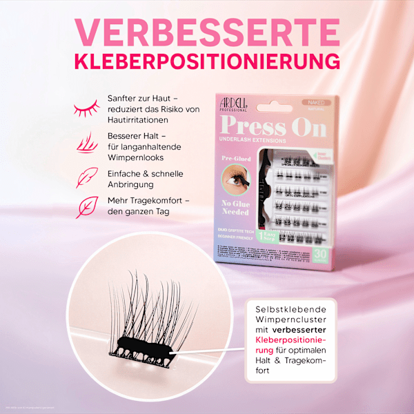 Künstliche Wimpern Set Naked Press On Natural ARDELL