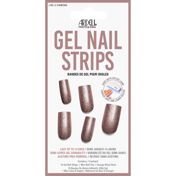 UV Gel Nagelfolien, Gel Nail Strips Like a Diamond ARDELL