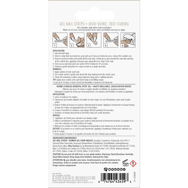 UV Gel Nagelfolien, Gel Nail Strips Pearl Boquet ARDELL