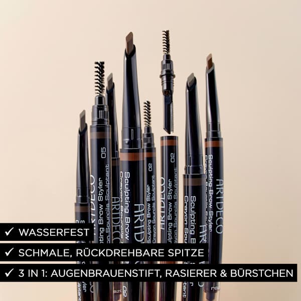 Augenbrauenstift Sculping Brow Styler 02 Brunette ARTDECO