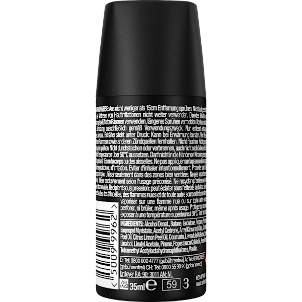 Deospray Dark Temptation, Reisegröße AXE
