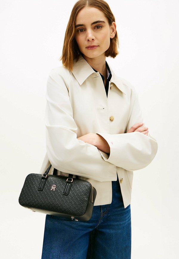Tommy Hilfiger MONOGRAM  - Handbag - black