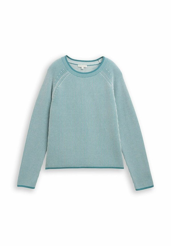 TOM TAILOR PULLOVER MIT RUNDHALSAUSSCHNITT