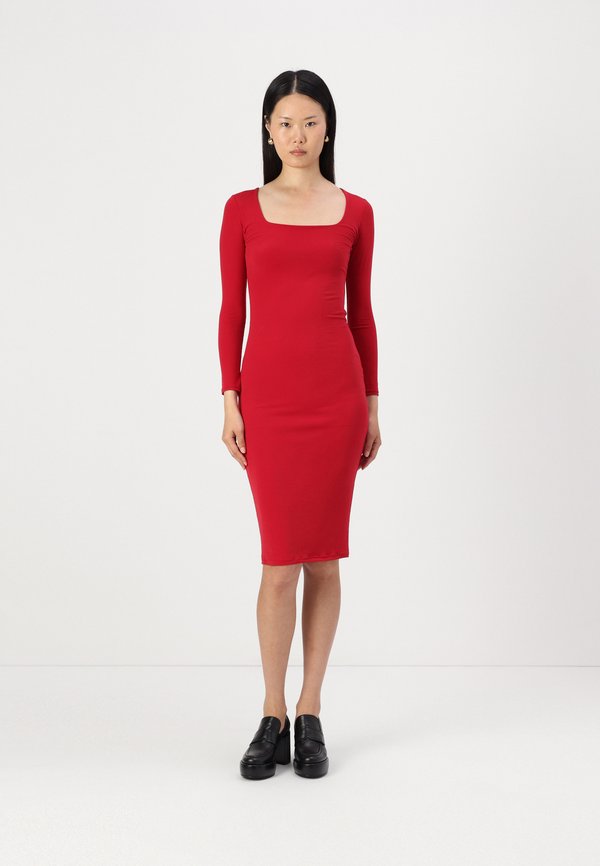 WAL G. SQUARE NECK MIDI