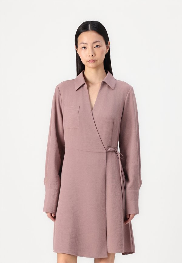 ONLY ONLLYDIA V NECK WRAP DRESS
