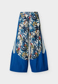 adidas Sportswear ADIDAS X FARM RIO PREMIUM - Tracksuit bottoms - talc/multi-coloured