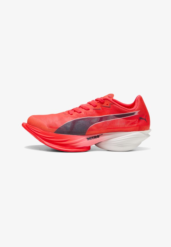 Puma FAST-R NITRO™ ELITE 3 LAUFSCHUHE - Road running shoes - ultra red-inky depths- white