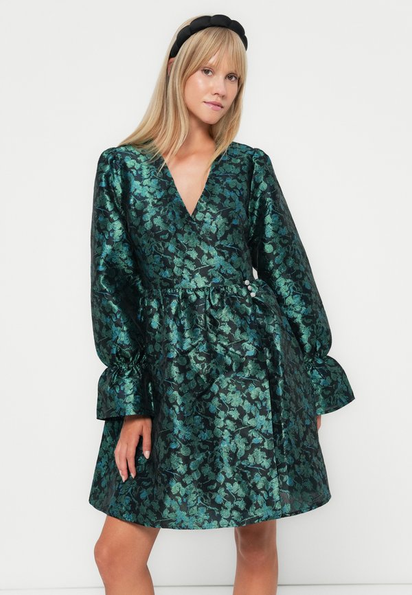 YAS YASNOOM LS JACQUARD DRESS - SHOW