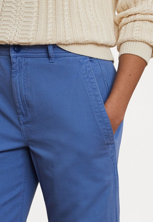 Lauren Ralph Lauren COTTON TWILL WIDE LEG PANT