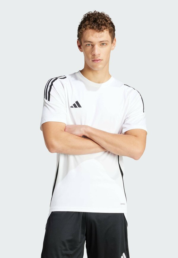 adidas Performance TIRO24 JERSEY - Sports T-shirt - white   black