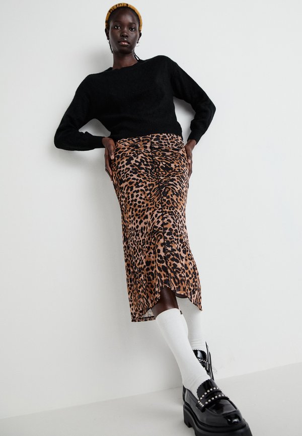 Noisy May NMELIF OVERLOCK CALF SKIRT
