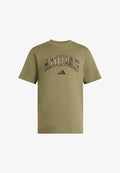 adidas Sportswear ADIDAS SPORTSWEAR SEASONAL ESSENTIALS CAMO T-SHIRT - Print T-shirt - olive strata multicolor