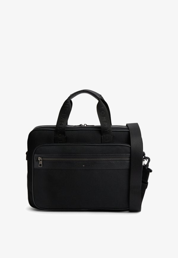 Tommy Hilfiger TH REPREVE COMPUTER BAG - Laptop bag - black