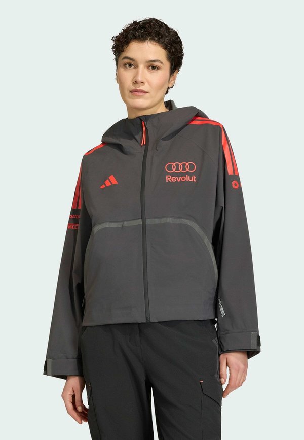 adidas Performance AUDI REVOLUT F1 TEAM MECHANICS  - Waterproof jacket - utility black   hi-res red