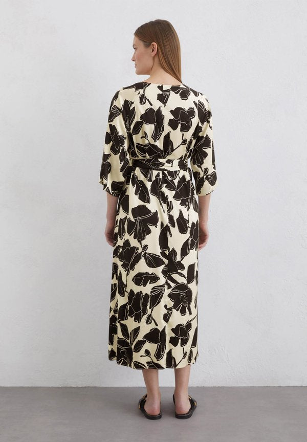 Marc O'Polo WRAP-STYLE LONG LENGTH MEDIUM RAGLAN SLEEVES PRINTED