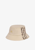 adidas Performance ADIDAS PERFORMANCE LEO GRAPHIC BUCKET HAT UNISEX - Hat - crystal linen   khaki six   dark brown   gold metallic