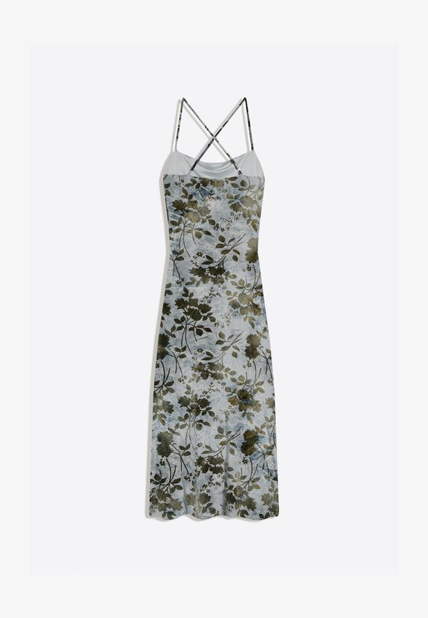 Bershka MAXI DRESS - Cocktail dress / Party dress - grey