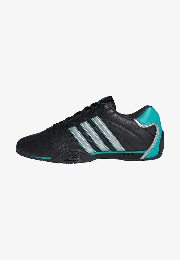 adidas Originals ADIRACER LO MERCEDES AMG PETRONAS F1 TEAM - Trainers - core black   matte silver   semi mint rush