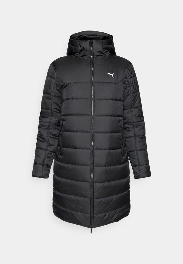 Puma HOODED PADDED PARKA - Winter coat - black