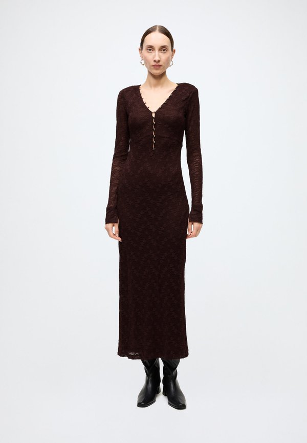 Bardot ZENIA LONG SLEEVE MIDI DRESS