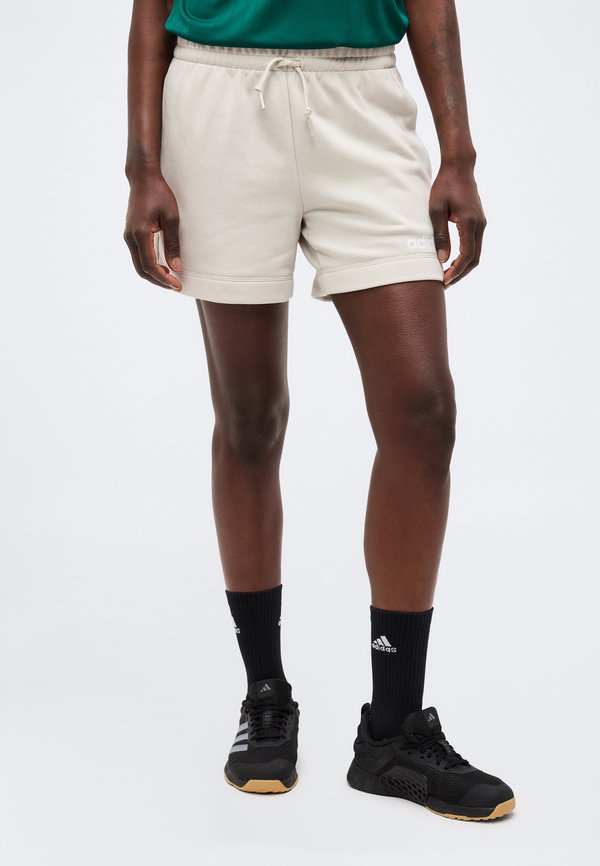 adidas Sportswear ESSENTIALS LINEAR SHORTS - Sports shorts - alumina/white