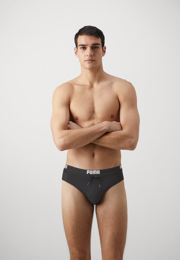 Puma SWIM MEN LOGO BRIEF - Swimming briefs - black