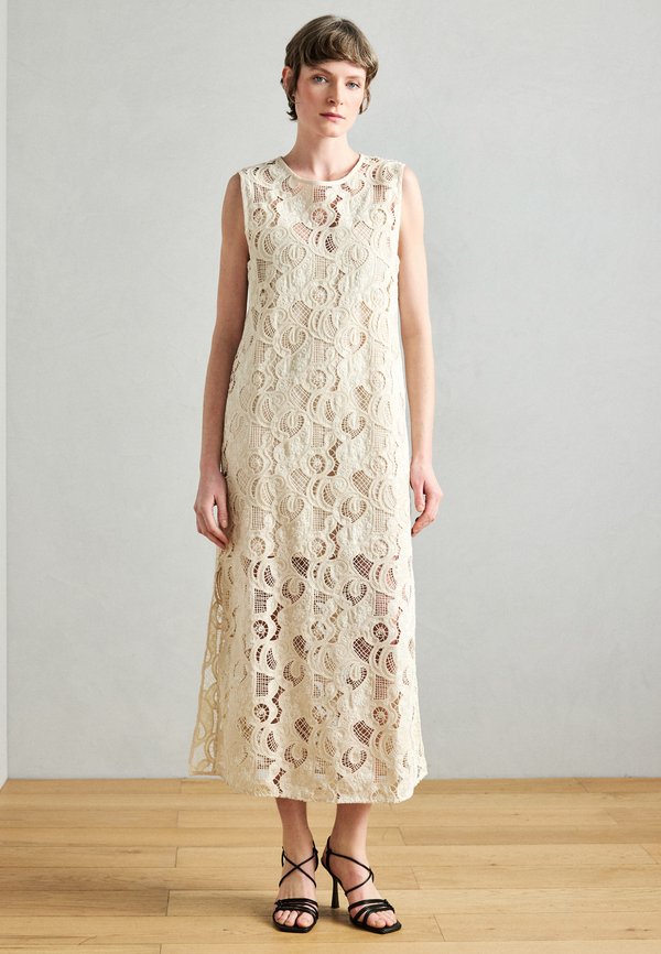 Scotch & Soda FLAME EMBROIDERY MIDI DRESS